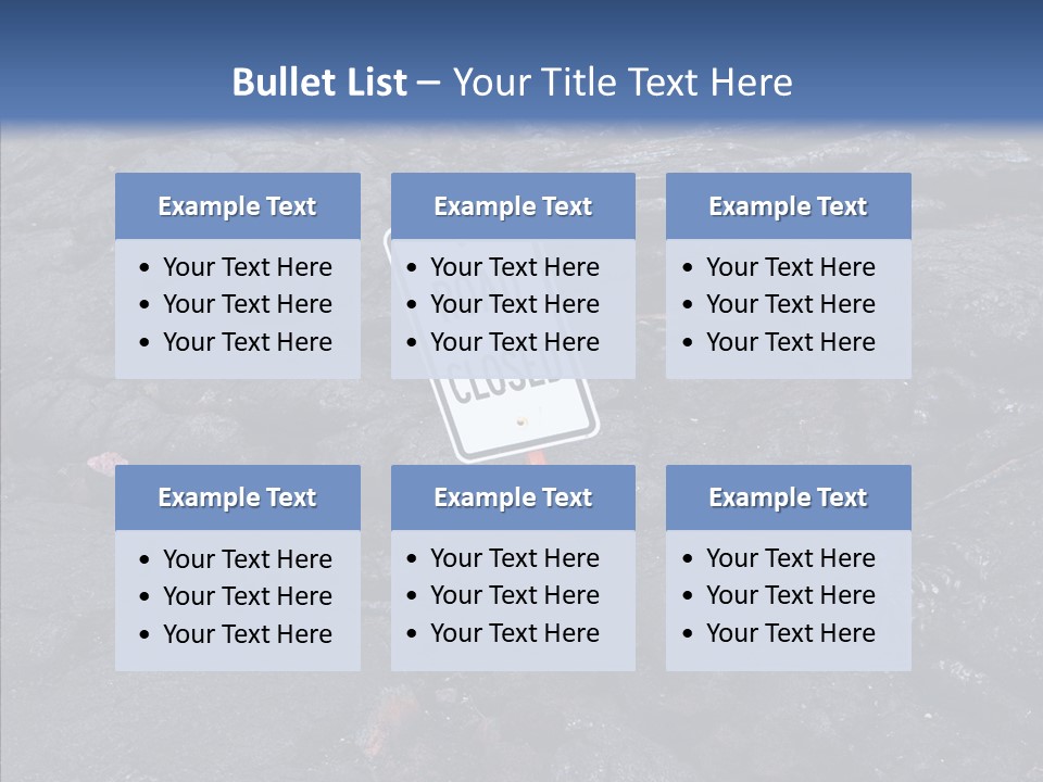 Barren Canvas Texture PowerPoint Template