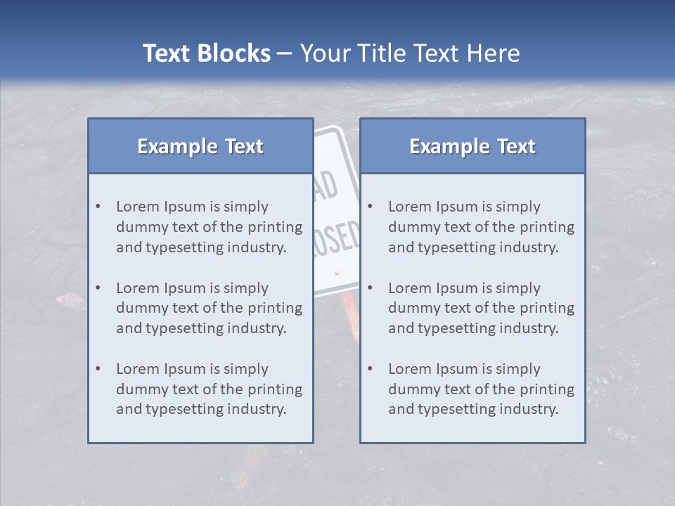Barren Canvas Texture PowerPoint Template