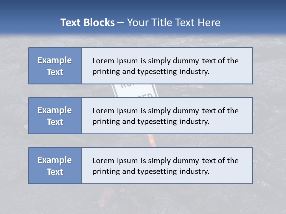 Barren Canvas Texture PowerPoint Template