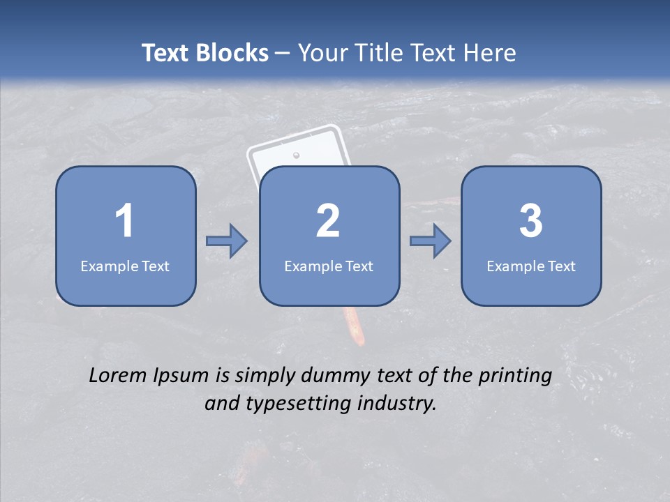 Barren Canvas Texture PowerPoint Template