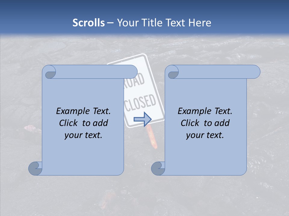 Barren Canvas Texture PowerPoint Template