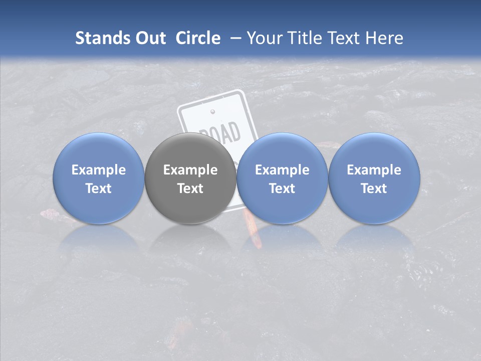 Barren Canvas Texture PowerPoint Template