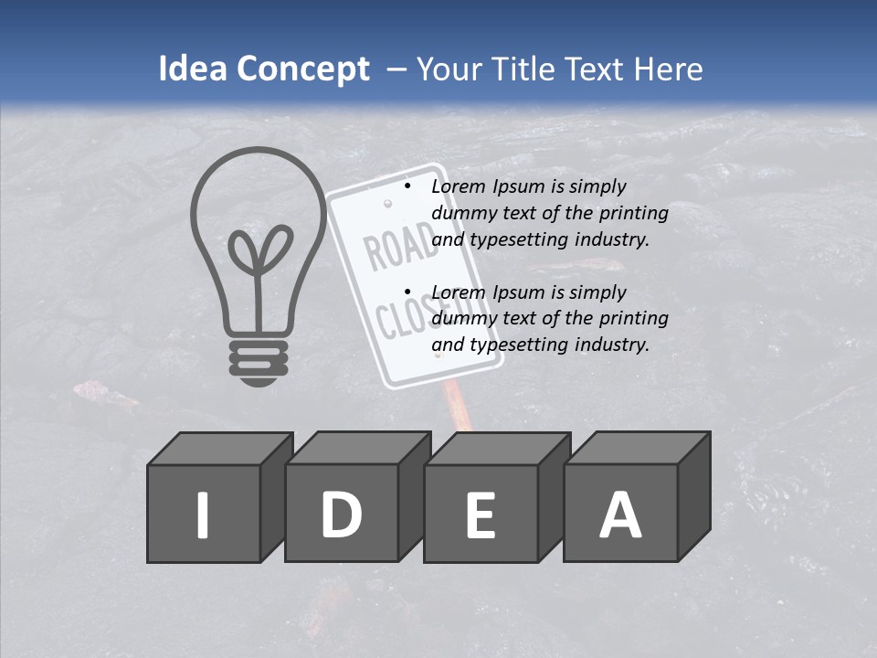 Barren Canvas Texture PowerPoint Template