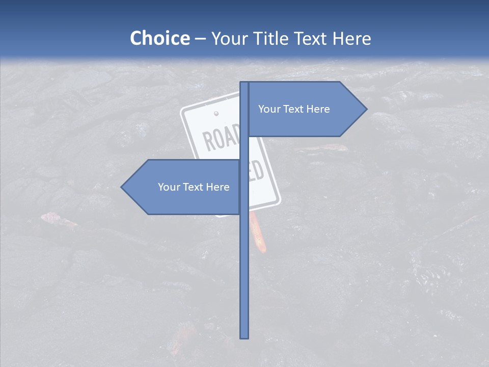 Barren Canvas Texture PowerPoint Template