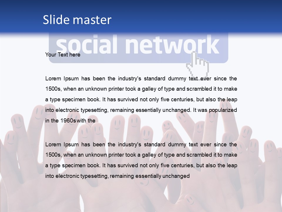 Circle Family Happiness PowerPoint Template