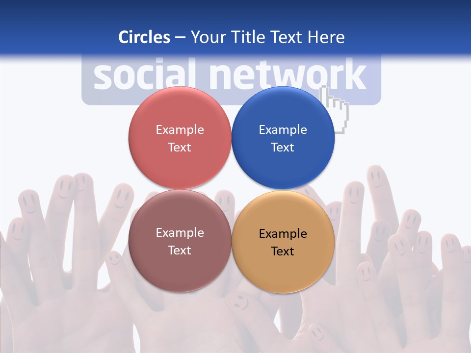 Circle Family Happiness PowerPoint Template