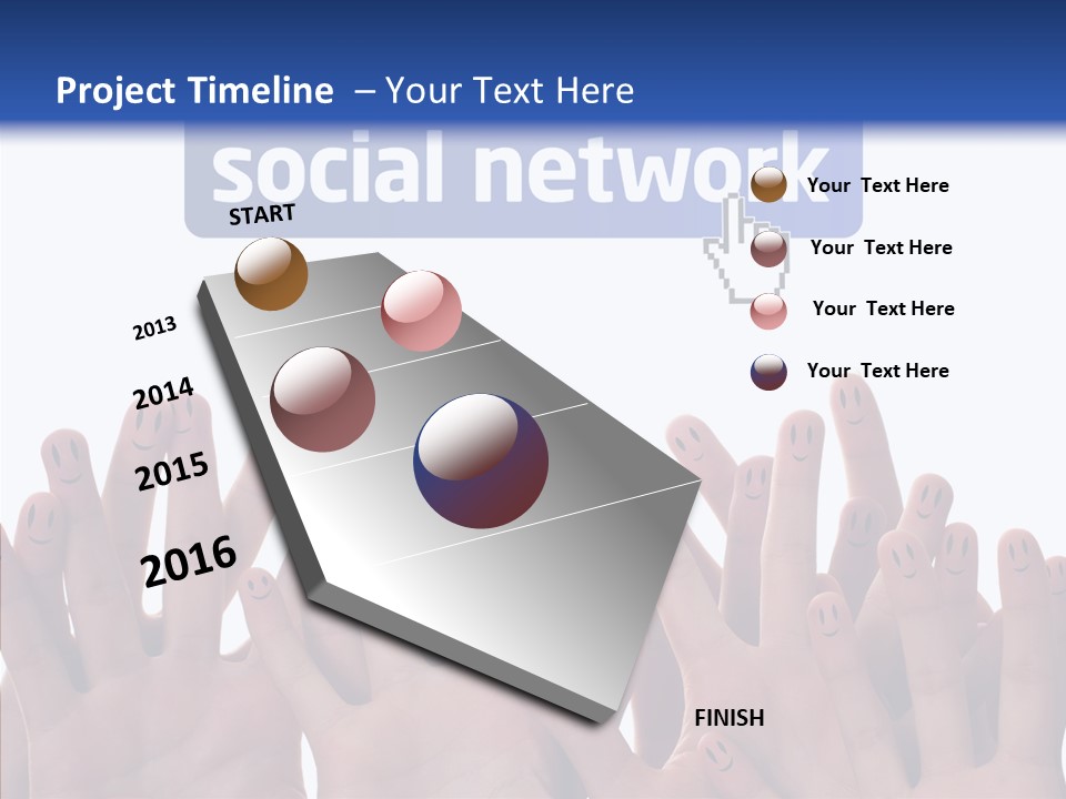 Circle Family Happiness PowerPoint Template