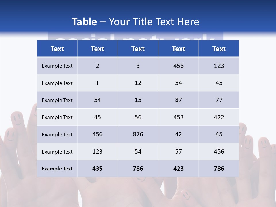 Circle Family Happiness PowerPoint Template