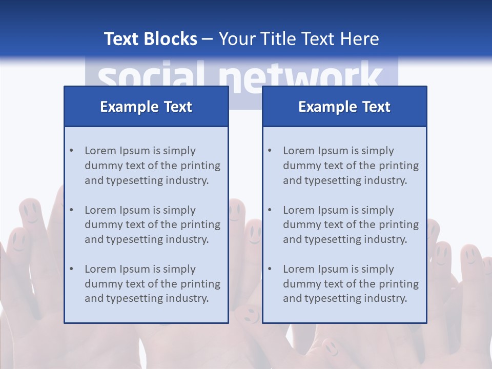 Circle Family Happiness PowerPoint Template