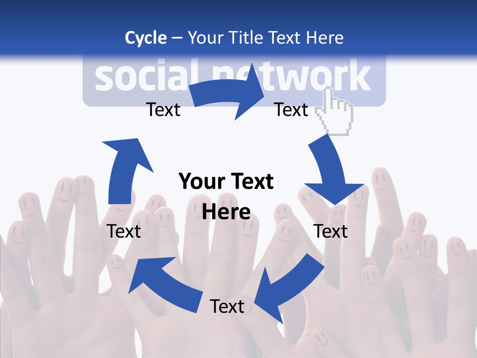 Circle Family Happiness PowerPoint Template