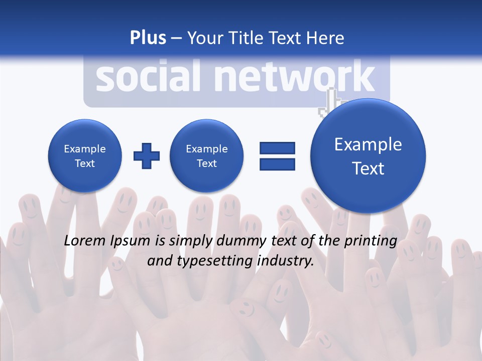 Circle Family Happiness PowerPoint Template