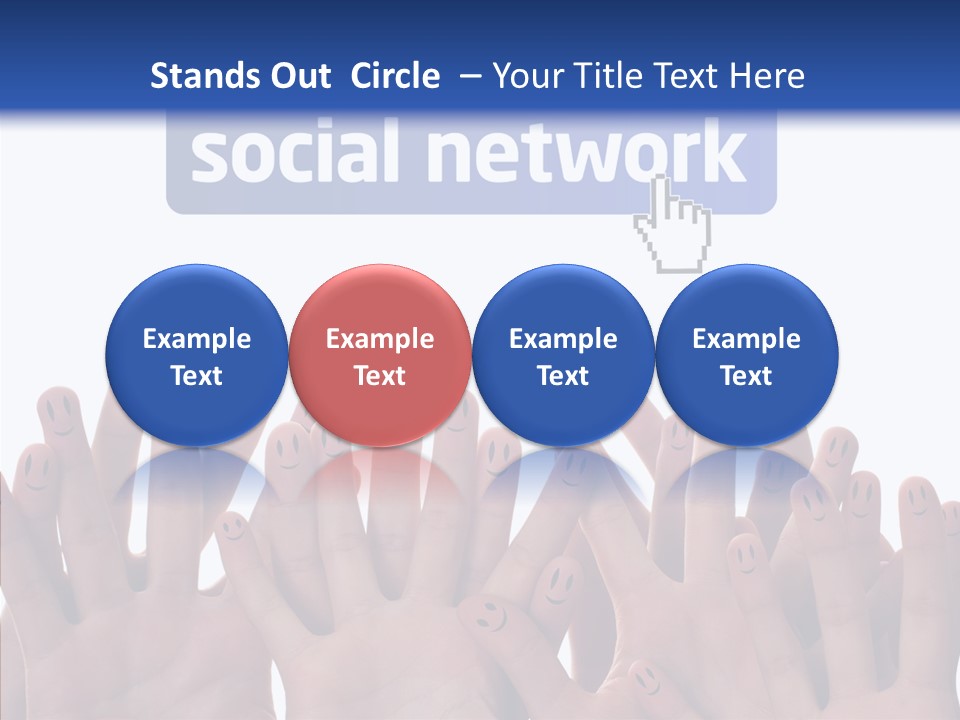 Circle Family Happiness PowerPoint Template