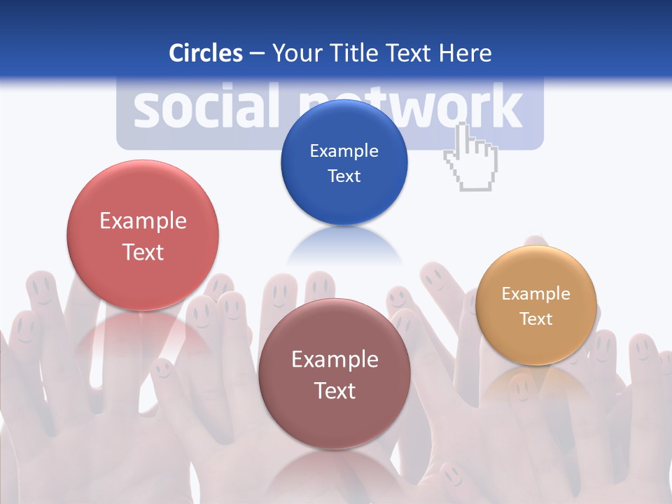 Circle Family Happiness PowerPoint Template