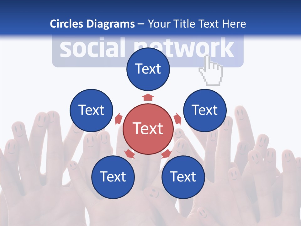 Circle Family Happiness PowerPoint Template