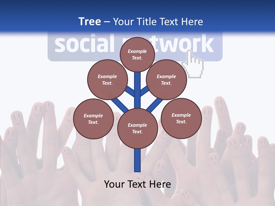 Circle Family Happiness PowerPoint Template