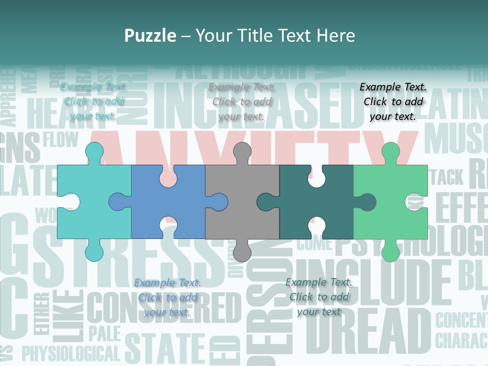 Depressed Control Fatigue PowerPoint Template