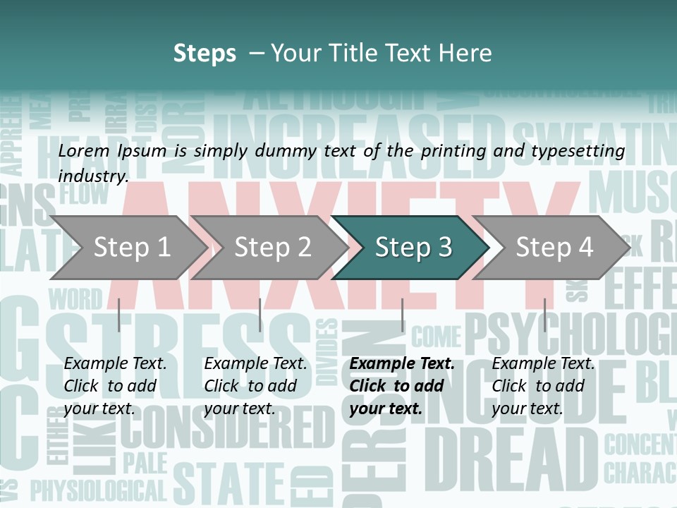 Depressed Control Fatigue PowerPoint Template