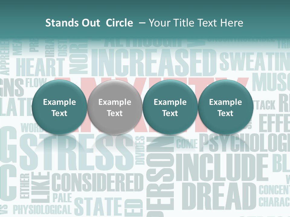 Depressed Control Fatigue PowerPoint Template