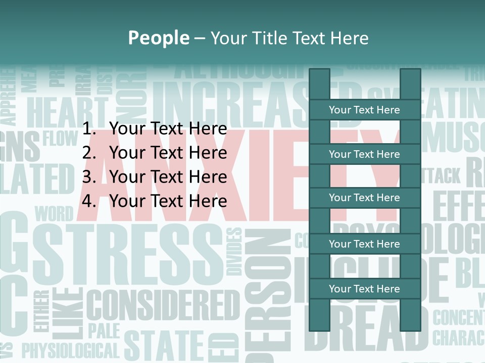 Depressed Control Fatigue PowerPoint Template
