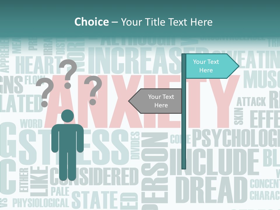 Depressed Control Fatigue PowerPoint Template