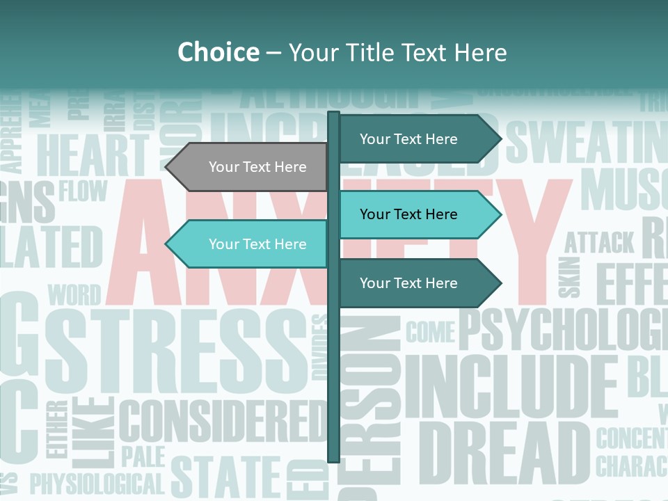Depressed Control Fatigue PowerPoint Template