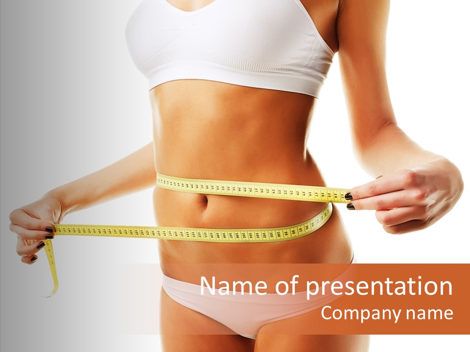 Woman Healthy Workout PowerPoint Template