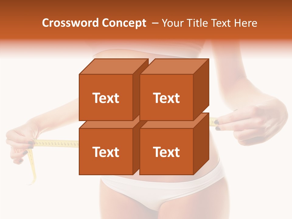 Woman Healthy Workout PowerPoint Template
