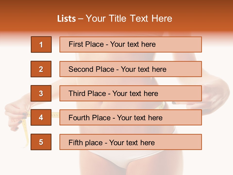 Woman Healthy Workout PowerPoint Template