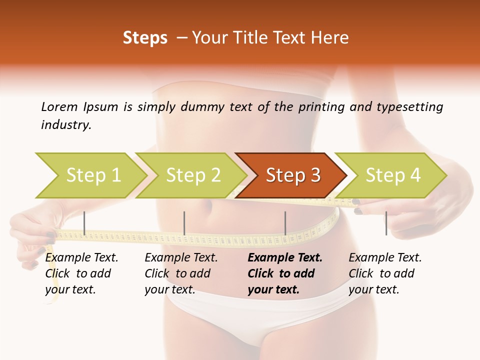 Woman Healthy Workout PowerPoint Template