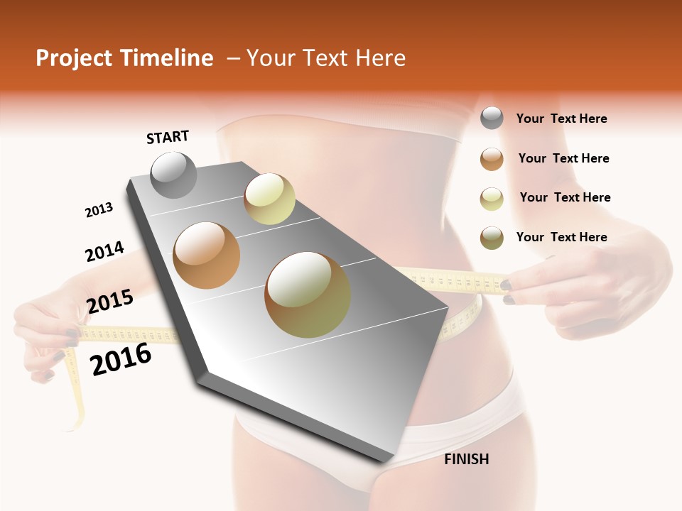 Woman Healthy Workout PowerPoint Template