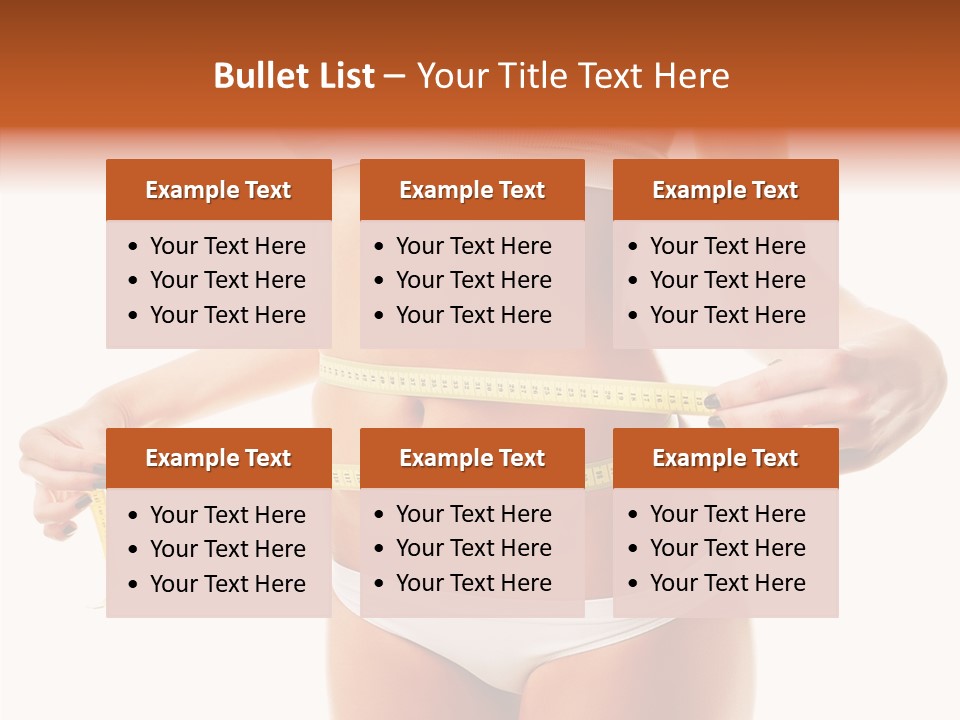 Woman Healthy Workout PowerPoint Template