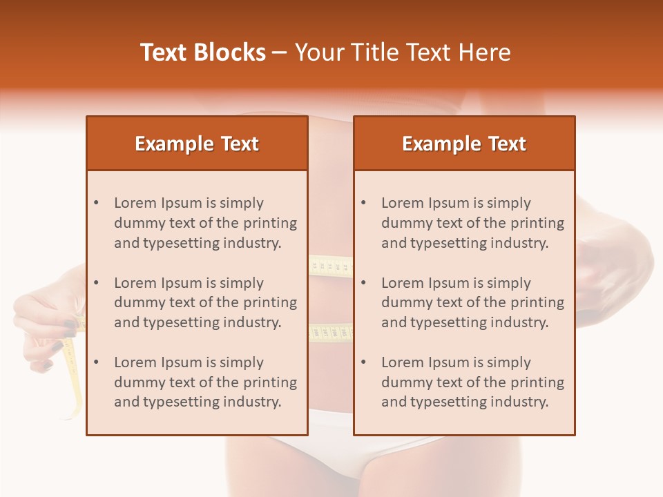 Woman Healthy Workout PowerPoint Template