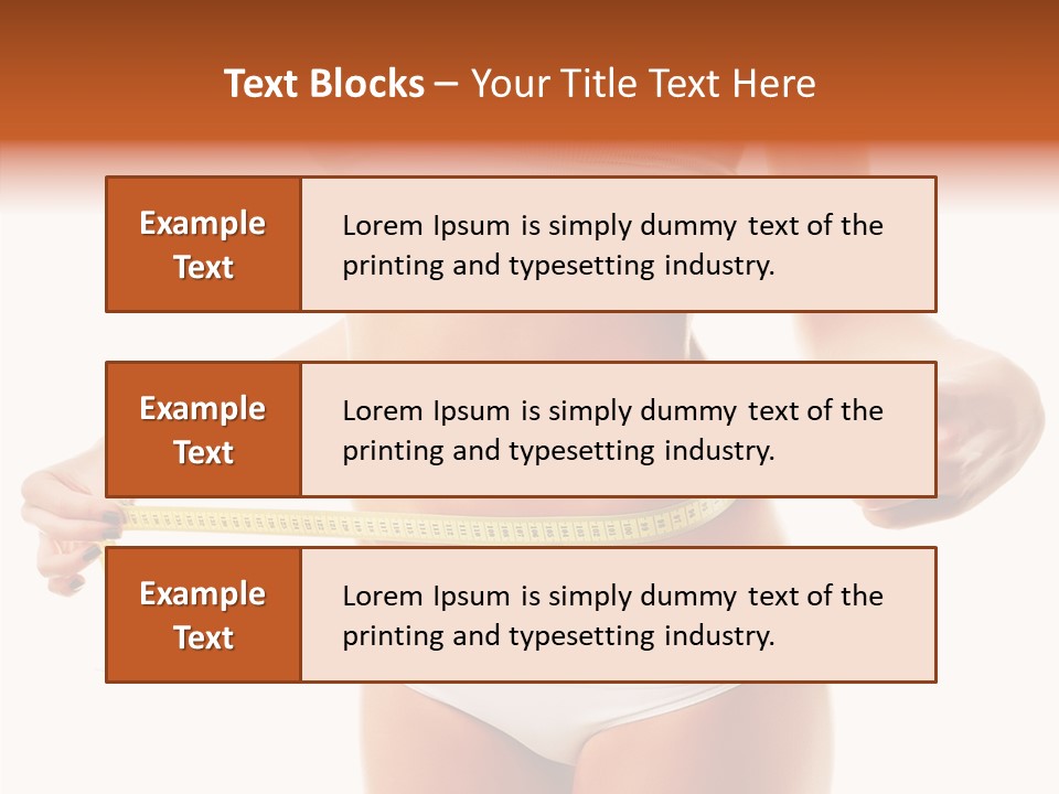 Woman Healthy Workout PowerPoint Template