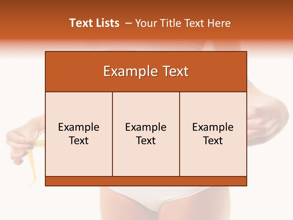 Woman Healthy Workout PowerPoint Template