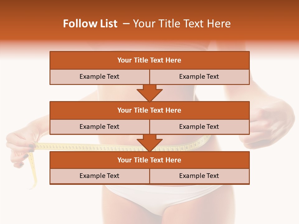 Woman Healthy Workout PowerPoint Template