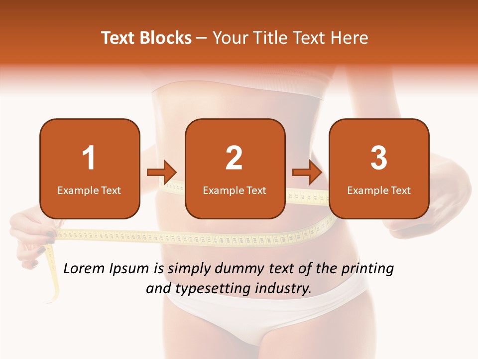 Woman Healthy Workout PowerPoint Template