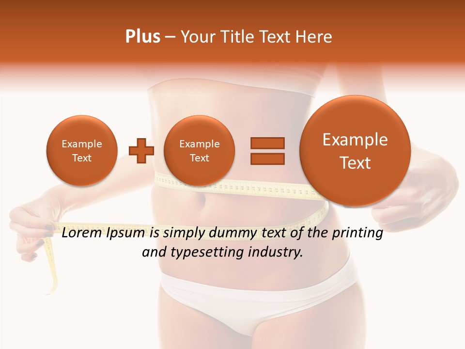 Woman Healthy Workout PowerPoint Template