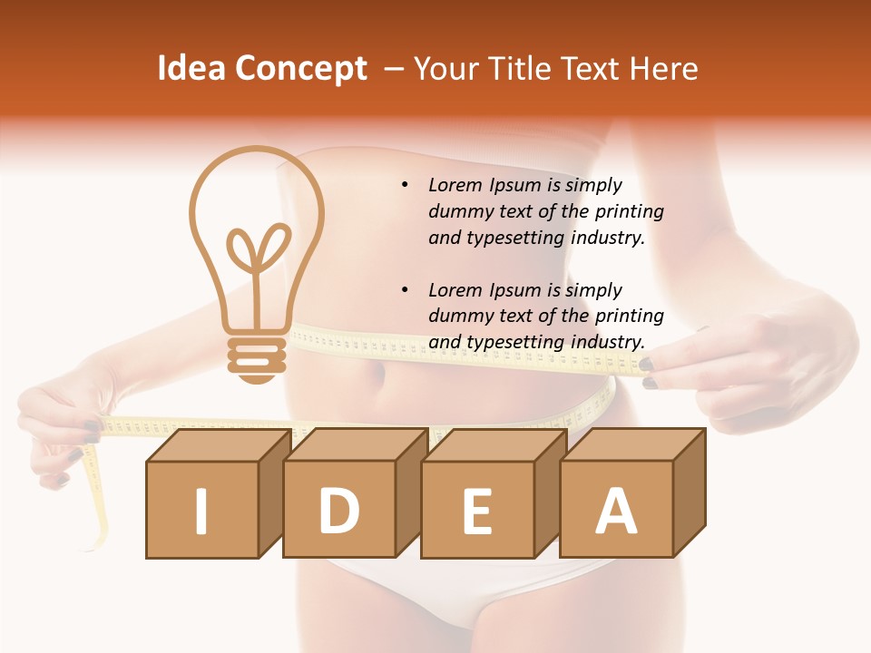 Woman Healthy Workout PowerPoint Template