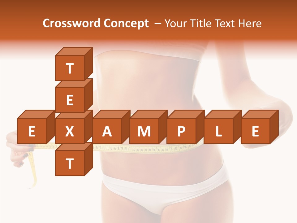 Woman Healthy Workout PowerPoint Template