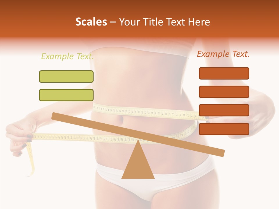 Woman Healthy Workout PowerPoint Template