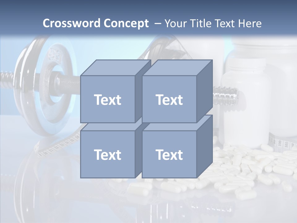 Set Fitness Pharmacy PowerPoint Template