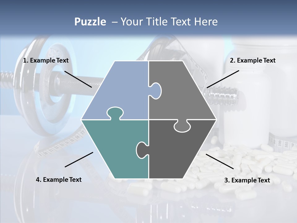 Set Fitness Pharmacy PowerPoint Template