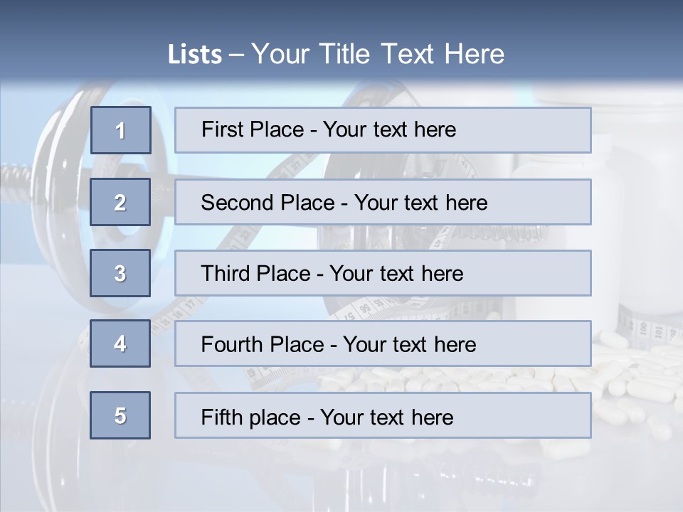 Set Fitness Pharmacy PowerPoint Template