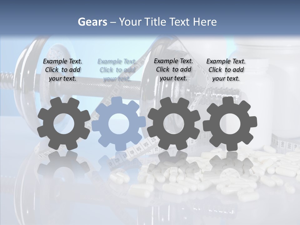 Set Fitness Pharmacy PowerPoint Template