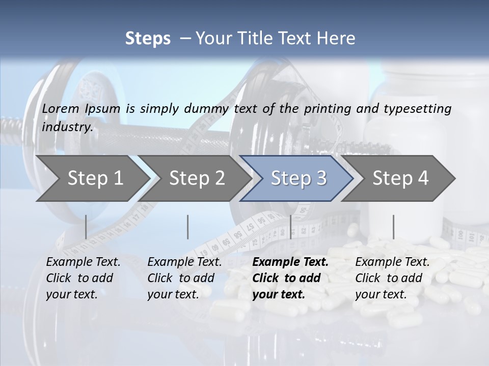 Set Fitness Pharmacy PowerPoint Template