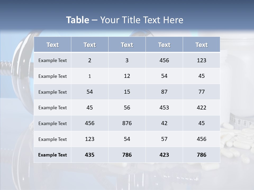 Set Fitness Pharmacy PowerPoint Template