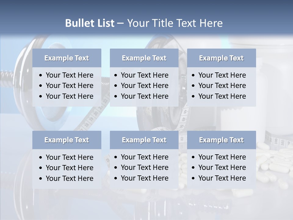 Set Fitness Pharmacy PowerPoint Template