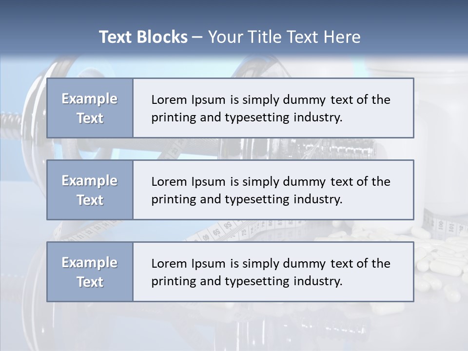 Set Fitness Pharmacy PowerPoint Template