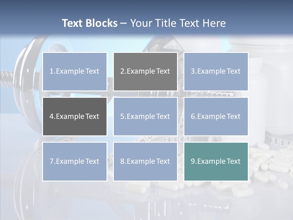 Set Fitness Pharmacy PowerPoint Template
