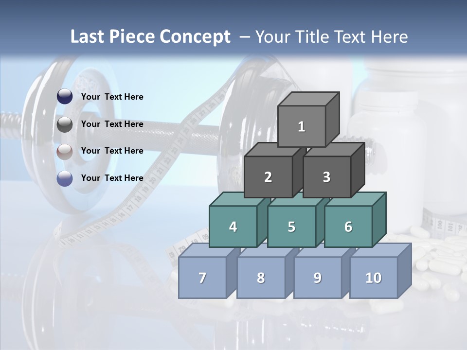 Set Fitness Pharmacy PowerPoint Template